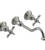 Rubinet T1GRV2C 2Wall Mount Lav Set With Extended Spout 10 1/2 (Less Drain) Trim Only