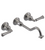 Rubinet T1GRV2L 2 Wall Mount Lav Set With Extended Spout 10 1/2 (Less Drain) Trim Only