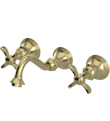 Rubinet T1GRVC Wall Mount Lav Set (Less Drain) Trim Only