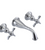 Rubinet T1GRVJC JWall Mount Lav Set (Jasmin Spout) (Less Drain) Trim Only