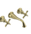 Rubinet T1GRVJC JWall Mount Lav Set (Jasmin Spout) (Less Drain) Trim Only