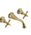 Rubinet T1GRVJC JWall Mount Lav Set (Jasmin Spout) (Less Drain) Trim Only