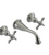 Rubinet T1GRVJC JWall Mount Lav Set (Jasmin Spout) (Less Drain) Trim Only