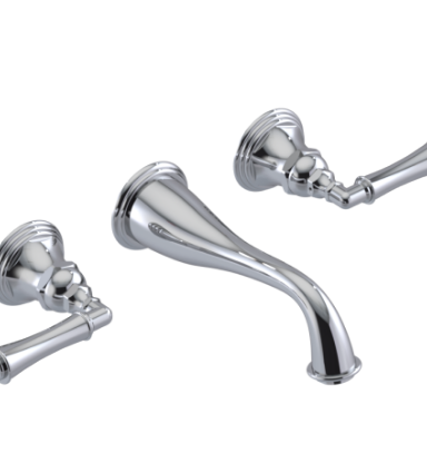 Rubinet T1GRVJL JWall Mount Lav Set (Jasmin Spout) (Less Drain) Trim Only