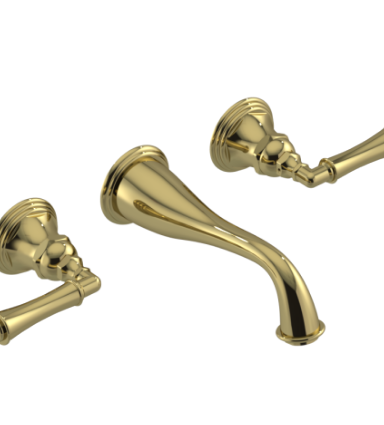 Rubinet T1GRVJL JWall Mount Lav Set (Jasmin Spout) (Less Drain) Trim Only