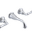 Rubinet T1GRVJL JWall Mount Lav Set (Jasmin Spout) (Less Drain) Trim Only