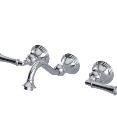 Rubinet T1GRVL Wall Mount Lav Set (Less Drain) Trim Only