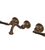 Rubinet T1GRVL Wall Mount Lav Set (Less Drain) Trim Only