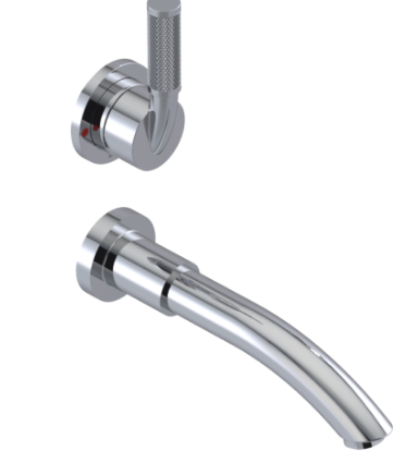 Rubinet T1JHOL Wall Mount Single Control Lav (Less Drain) Trim Only