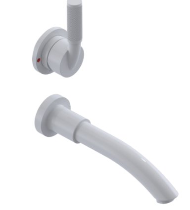 Rubinet T1JHOL Wall Mount Single Control Lav (Less Drain) Trim Only