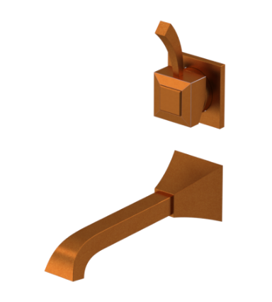 Rubinet T1JICL Wall Mount Single Control Lav (Less Drain) Trim Only