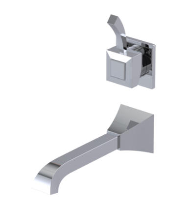 Rubinet T1JICL Wall Mount Single Control Lav (Less Drain) Trim Only