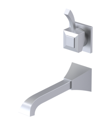 Rubinet T1JICL Wall Mount Single Control Lav (Less Drain) Trim Only