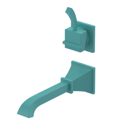 Rubinet T1JMQL Wall Mount Single Control Lav (Less Drain) Trim Only