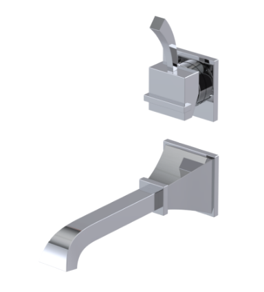 Rubinet T1JMQL Wall Mount Single Control Lav (Less Drain) Trim Only