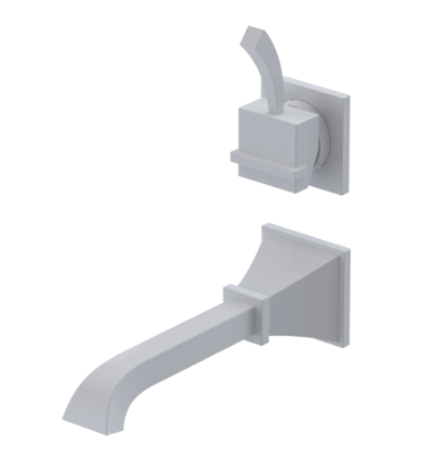 Rubinet T1JMQL Wall Mount Single Control Lav (Less Drain) Trim Only