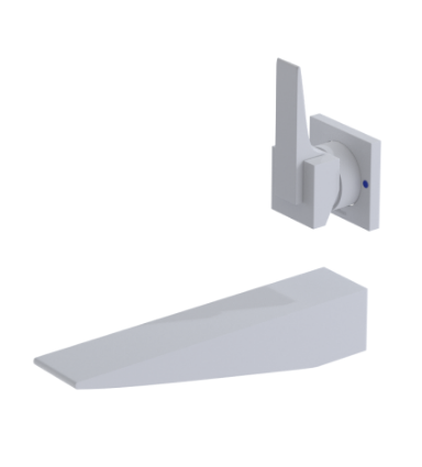 Rubinet T1JRSL Wall Mount Single Control Lav (Less Drain) Trim Only