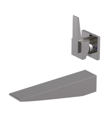 Rubinet T1JRSL Wall Mount Single Control Lav (Less Drain) Trim Only