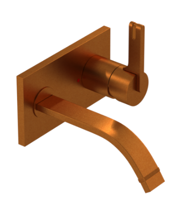 Rubinet T1JRTL Wall Mount Single Control Lav. Set. (Less Drain) (Trim Only)