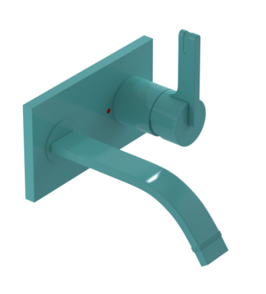 Rubinet T1JRTL Wall Mount Single Control Lav. Set. (Less Drain) (Trim Only)