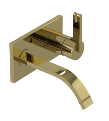 Rubinet T1JRTL Wall Mount Single Control Lav. Set. (Less Drain) (Trim Only)