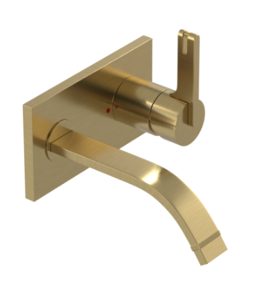 Rubinet T1JRTL Wall Mount Single Control Lav. Set. (Less Drain) (Trim Only)