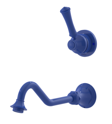 Rubinet T1JRV2L 2Wall Mount Single Control Lav With Extended Spout 10 1/2 (Less Drain) Trim Only