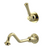 Rubinet T1JRV2L 2Wall Mount Single Control Lav With Extended Spout 10 1/2 (Less Drain) Trim Only
