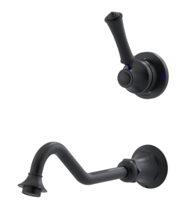 Rubinet T1JRV2L 2Wall Mount Single Control Lav With Extended Spout 10 1/2 (Less Drain) Trim Only