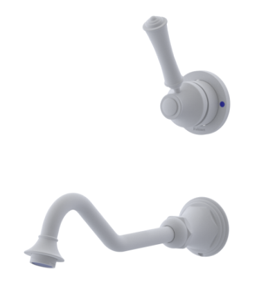 Rubinet T1JRV2L 2Wall Mount Single Control Lav With Extended Spout 10 1/2 (Less Drain) Trim Only