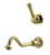 Rubinet T1JRV2L 2Wall Mount Single Control Lav With Extended Spout 10 1/2 (Less Drain) Trim Only
