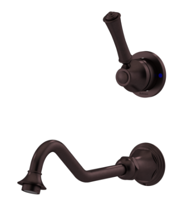 Rubinet T1JRV2L 2Wall Mount Single Control Lav With Extended Spout 10 1/2 (Less Drain) Trim Only