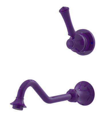 Rubinet T1JRV2L 2Wall Mount Single Control Lav With Extended Spout 10 1/2 (Less Drain) Trim Only