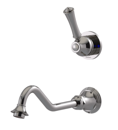 Rubinet T1JRV2L 2Wall Mount Single Control Lav With Extended Spout 10 1/2 (Less Drain) Trim Only