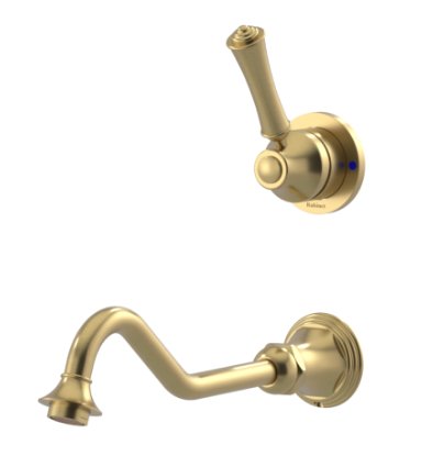 Rubinet T1JRV2L 2Wall Mount Single Control Lav With Extended Spout 10 1/2 (Less Drain) Trim Only