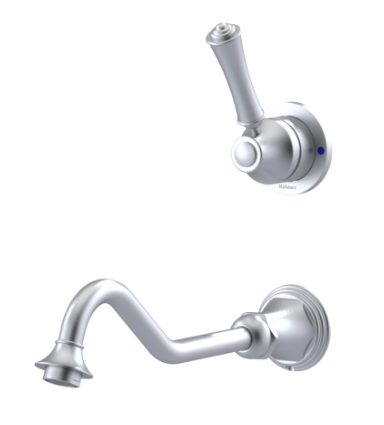 Rubinet T1JRV2L 2Wall Mount Single Control Lav With Extended Spout 10 1/2 (Less Drain) Trim Only