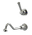 Rubinet T1JRV2L 2Wall Mount Single Control Lav With Extended Spout 10 1/2 (Less Drain) Trim Only