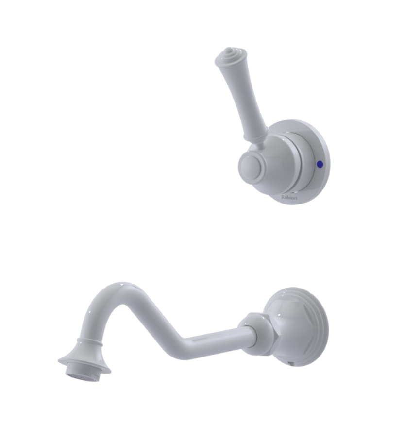 Rubinet T1JRV2L 2Wall Mount Single Control Lav With Extended Spout 10 1/2 (Less Drain) Trim Only