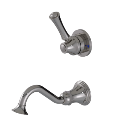Rubinet T1JRVL Wall Mount Single Control Lav (Less Drain) Trim Only