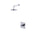 Rubinet T202MQL Pressure Balance Shower With Fixed Shower Head Arm 8 Wall Mount Trim Only - Parent