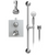 Rubinet T20HXC Temperature Control Shower With Two Way Diverter ShutOff, Hand Held Shower, Bar, IntegraSupply, Shower Head Arm, 3 Function Wall Mount Trim O
