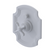 Rubinet T211RVC Pressure Balance Shower With Fixed Shower Head Arm, Hand Held Shower, Bar IntegraSupply 3 Function Wall Mount, Trim Only