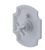 Rubinet T211RVC Pressure Balance Shower With Fixed Shower Head Arm, Hand Held Shower, Bar IntegraSupply 3 Function Wall Mount, Trim Only