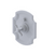 Rubinet T213RVC Pressure Balance Shower With Fixed Shower Head Arm, Hand Held Shower, Bar IntegraSupply 8 Ceiling Mount, Trim Only