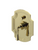 Rubinet T213RVL Pressure Balance Shower With Fixed Shower Head Arm, Hand Held Shower, Bar IntegraSupply 8 Ceiling Mount, Trim Only