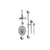 Rubinet T25RML Temperature Control Tub Shower With Three Way Diverter ShutOff, Hand Held Shower, Bar, Integral Supply Wall Mount Tub Filler Spout Fixed Shower - Parent