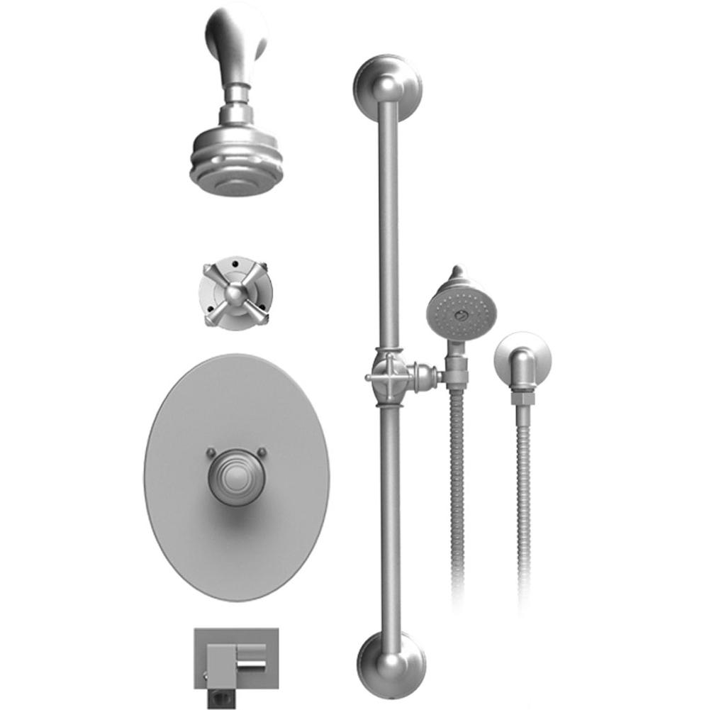 Rubinet T26FMC Temperature Control Shower With Two Way Diverter ShutOff, With One Seperate Volume Control, Hand Held Shower, Bar, Integral Supply, Wall Mount Bidet - Parent