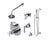 Rubinet T26GNC Temperature Control Shower With Two Way Diverter ShutOff, With One Seperate Volume Control, Hand Held Shower, Bar, Integral Supply, Wall Mount Bidet - Parent