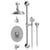 Rubinet T27ETL Temperature Control Shower With Two Way Diverter ShutOff, With One Seperate Volume Control, Hand Held Shower, Bar, Integral Supply, Wall Mount Bidet - Parent