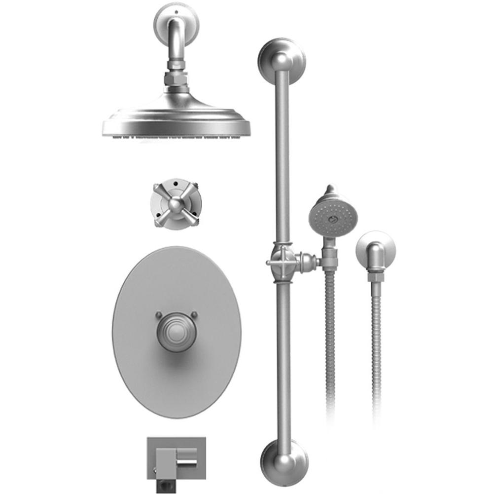 Rubinet T27FMC Temperature Control Shower With Two Way Diverter ShutOff, With One Seperate Volume Control, Hand Held Shower, Bar, Integral Supply, Wall Mount Bidet - Parent